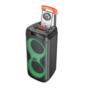  Портативная колонка HOCO HA7 Leader wireless BT speaker (черный) 