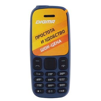  Мобильный телефон Digma A106 Linx 32Mb синий 
