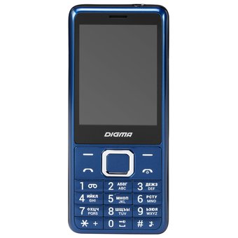  Мобильный телефон Digma B280 LINX 32Mb темно-синий 
