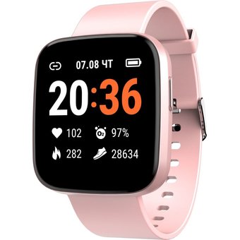  Умные часы GEOZON Marathon G-SM19PNK Pink 
