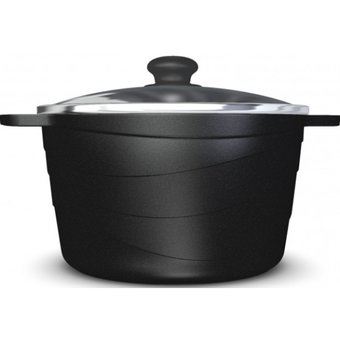  Кастрюля НЕВА-МЕТАЛЛ 186640 Каменная черный гранит 