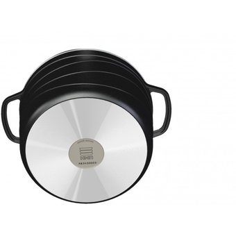  Кастрюля НЕВА-МЕТАЛЛ 186640 Каменная черный гранит 