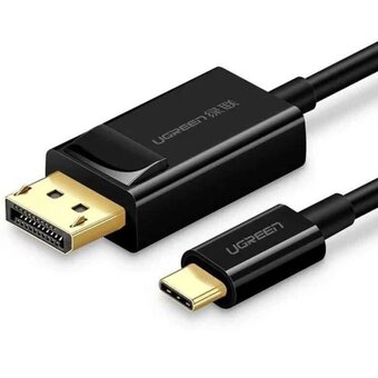  Кабель UGREEN MM139 50994 USB Type C to DP Cable 1.5m Black 