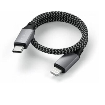 Кабель Satechi ST-TCL10M USB-C to Lightning Cable MFI 10 inch Space Gray 