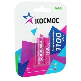  Аккумулятор Космос KOCR03NIMH(1100MAH) 