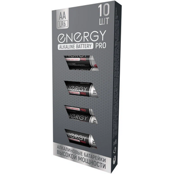  Батарейка алкалиновая Energy Pro LR6/10К (АА) 