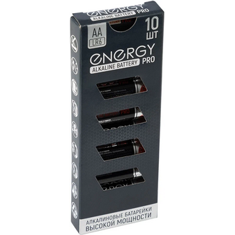  Батарейка алкалиновая Energy Pro LR6/10К (АА) 