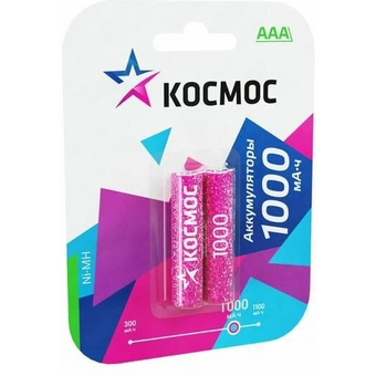  Аккумулятор Космос KOCR03NIMH(1000MAH) 