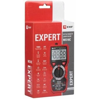  Мультиметр EKF MS18C Expert (In-180701-pm18C) цифровой 