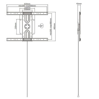  Кронштейн Digis DSM-P5664-Flip 