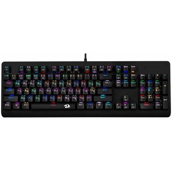 Клавиатура проводная Redragon Sani чёрный, механическая, подсветка, USB (77488) 
