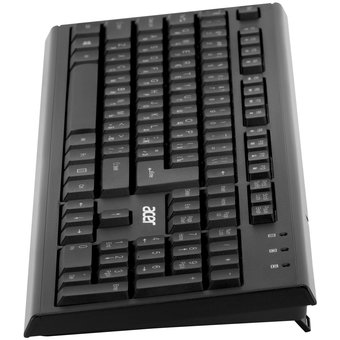  Клавиатура + мышь Acer OKR120 клав:черный мышь:черный USB беспроводная 
