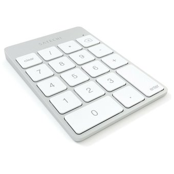  Беспроводной цифровой блок клавиатуры Satechi Aluminum Slim Keypad Numpad серебристый 