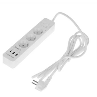  Удлинитель с USB зарядкой HARPER UCH-430 PD3.0 White 