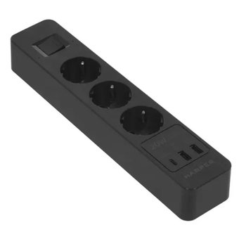  Удлинитель с USB зарядкой HARPER UCH-430 PD3.0 Black 