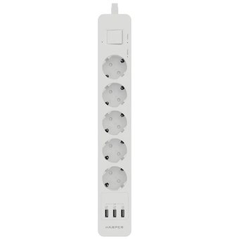  Удлинитель с USB зарядкой HARPER UCH-560 White 