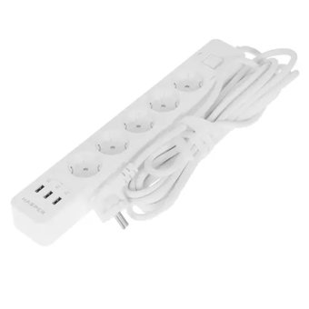  Удлинитель с USB зарядкой HARPER UCH-550 White 
