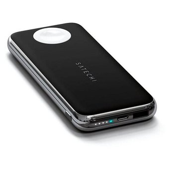  Беспроводное зарядное устройство Satechi Quatro Wireless Power Bank серый космос 
