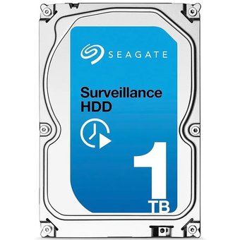  HDD Seagate Surveillance (ST1000VX001) 1TB Serial ATA III, 7200 rpm, 64mb, для видеонаблюдения 