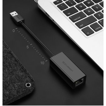  Адаптер UGreen CR111 (20256) USB 3.0 Gigabit Ethernet Adapter черный 