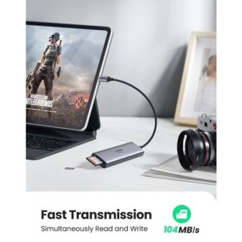  Адаптер UGreen CM511 (60383) USB-C Multifunction Adapter серый космос 