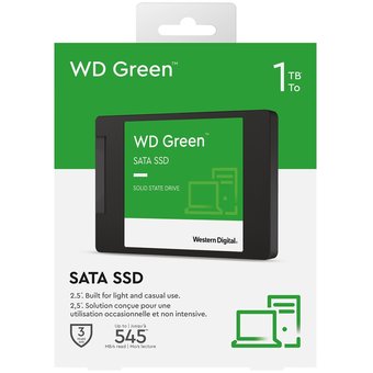  SSD Western Digital Green WDS100T230A 2.5" SATA III 1Tb 