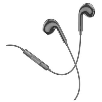  Наушники Borofone BM30 Max Acoustic wire control earphones for Type-C with mic, black 