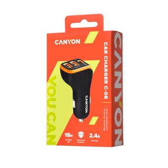  Автомобильный адаптер CANYON CNE-CCA08BO 