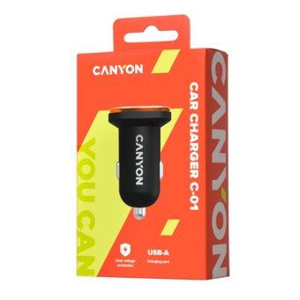 Автомобильный адаптер CANYON CNE-CCA01B 