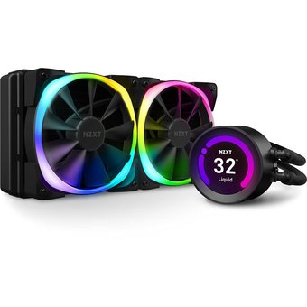  Жидкостная система охлаждения NZXT Kraken Z53 (RL-KRZ53-01) (240mm) 2.36" LCD screen 