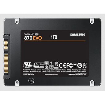  SSD Samsung 870 EVO Series MZ-77E1T0B/EU 1Tb 