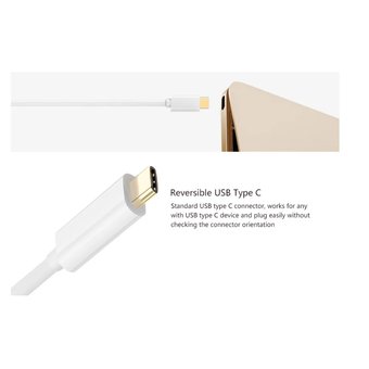  Адаптер UGreen 40273 USB-C to HDMI Adapter белый 