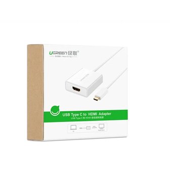  Адаптер UGreen 40273 USB-C to HDMI Adapter белый 