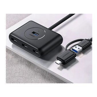  USB Hub Ugreen CR113 (40850) черный 
