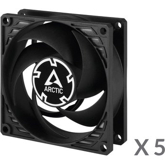 Вентилятор ARCTIC P8 PWM PST (ACFAN00154A) Value Pack (Black/Black) - retail 