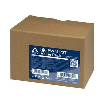  Вентилятор ARCTIC P8 PWM PST (ACFAN00154A) Value Pack (Black/Black) - retail 