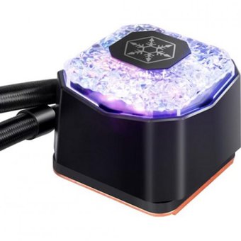  Система водяного охлаждения Silverstone SST-IG240P-ARGB 240mm high-performance ARGB AIO 2x120mm ARGB fan, Intel LGA 115X/1366/12 