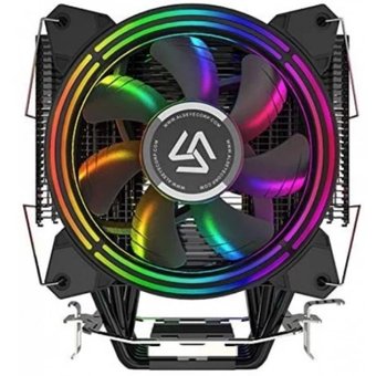  Кулер Alseye H120D v2 Universal (screw), TDP 200W, Heat Pipe:6mm*6pcs, 800-2000RPM, 11.6-35.3dB(A), RGB, RTL - 