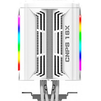  Вентилятор Zalman CNPS16X White RGB (Soc-1151/1200/2011/2066/AM2/AM3/AM4/FM2/FM1, 800-1500 об/мин, 27dB, Al+CU, 880gr) (CNPS16X White) 