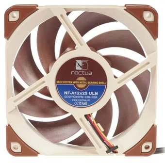  Вентилятор Noctua NF-A12x25 ULN (NF-A12X25-ULN) 120x120x25 мм, 900/1200 об/мин, 12 дБА (100372) 