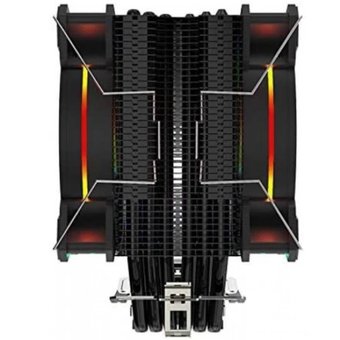  Кулер Alseye H120D v2 Universal (screw), TDP 200W, Heat Pipe:6mm*6pcs, 800-2000RPM, 11.6-35.3dB(A), RGB, RTL - 