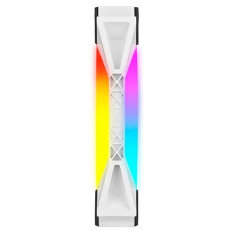  Комплект вентиляторов Corsair iCUE QL140 RGB (CO-9050106-WW) 140mm PWM White Fan — Dual Fan Kit with Lighting Node CORE 
