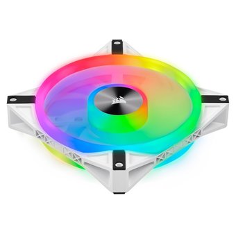  Комплект вентиляторов Corsair iCUE QL140 RGB (CO-9050106-WW) 140mm PWM White Fan — Dual Fan Kit with Lighting Node CORE 