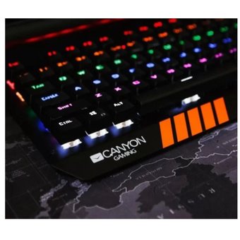  Клавиатура CANYON Hazard CND-SKB6-RU черный 