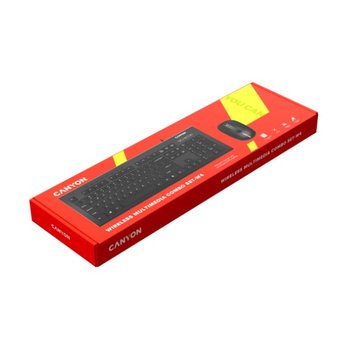  Комплект клавиатура и мышь CANYON CNS-HSETW4-RU 
