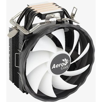  Вентилятор Aerocool Rave 4 ARGB 130W / ARGB / PWM / Intel 115X/775/1200/1700 / AMD / Heat pipe 6mm x4 