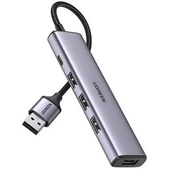  USB Hub Ugreen CM473 (20805) серый космос 