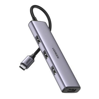  USB Hub Ugreen CM473 (20841) серый 