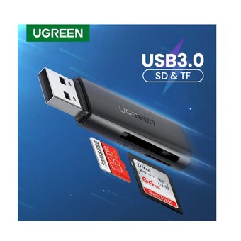  Кардридер UGreen CM264 (60722) USB3.0 Multifunction Card Reader черный 
