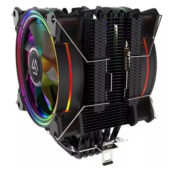  Кулер Alseye H120D Universal, TDP 200W, Heat Pipe:O6mm 6pcs, 800-2000RPM, 11.6-35.3dB(A), RGB, RTL 